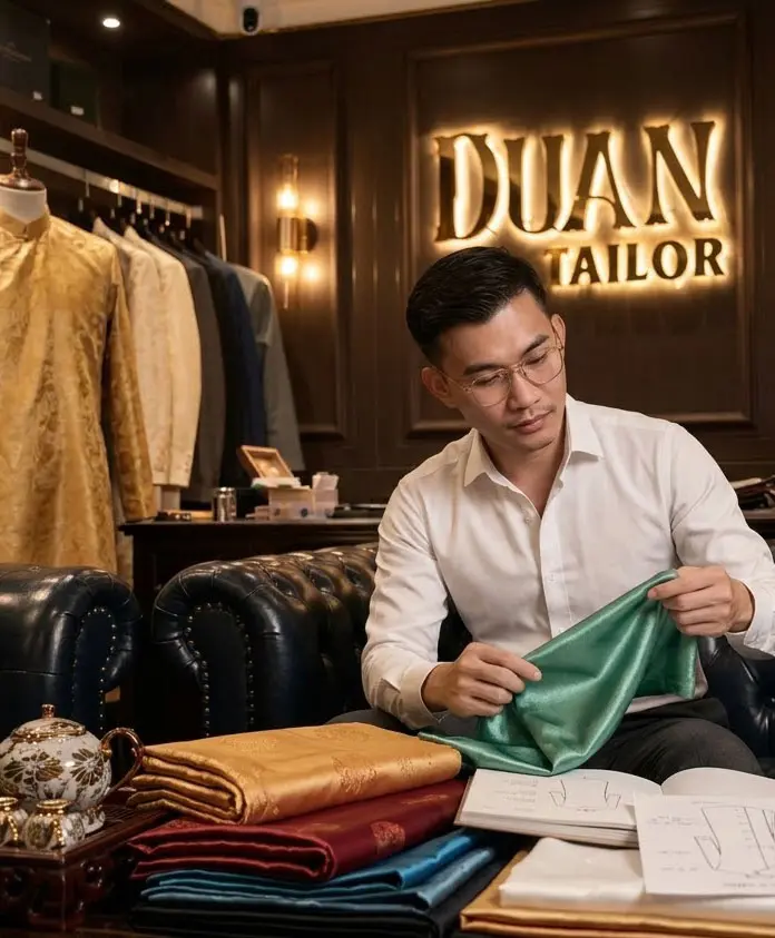 Step 1: Consultation & Silk Selection